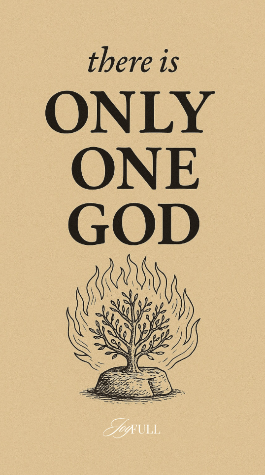 there is One&nbsp;God